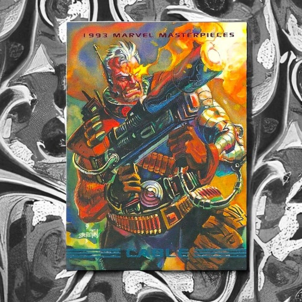 1993 Marvel Masterpieces Trading Card - Blade - Cable - Colossus - Picture 4 of 7
